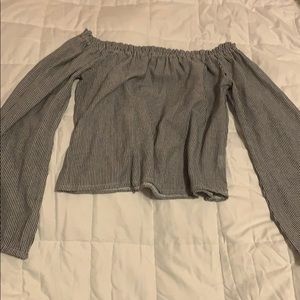 Brandy Melville Off The Shoulder Shirt